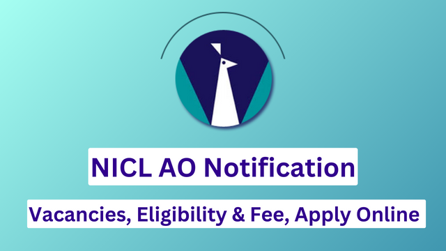 NICL AO Recruitment 2024 Apply Online Starts for 274 Vacancies