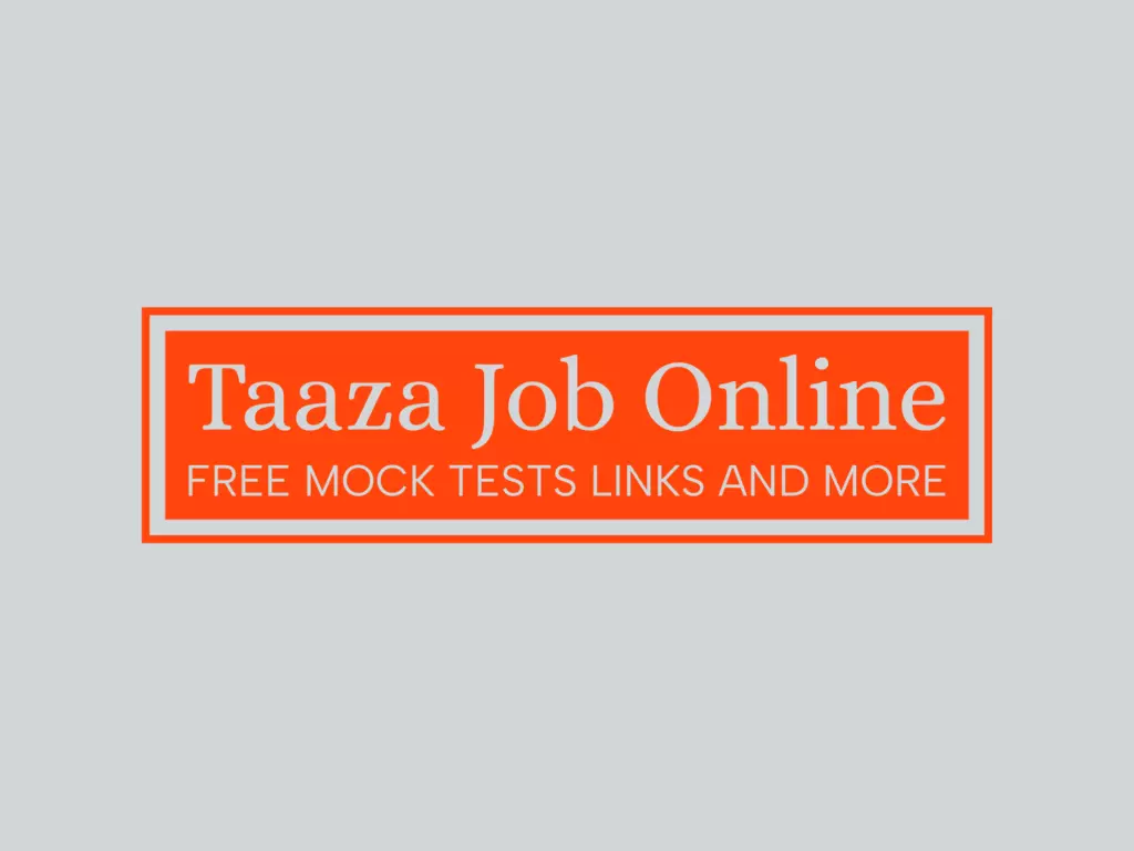 Taaza Job Online